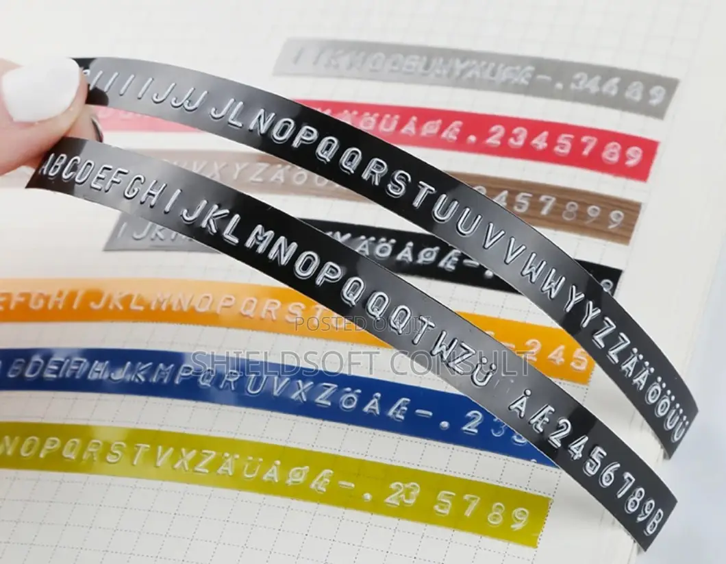 3D Embossing Tape Sticker Label for Dymo, Cidy, Motex 9mmx3m