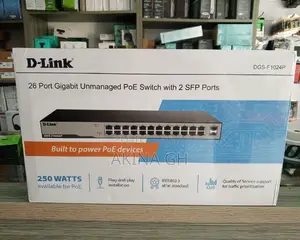 D-Link 24 Port Gigabit Unmanaged Poe Switch DGS-F1024p