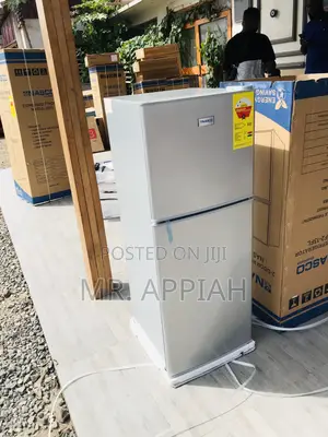 Reliable Nasco Nasf2-13fl Double Door Fridge(Gray).