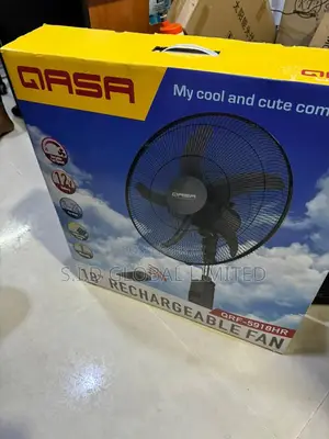 Adorable 18 Inches Rechargeable Fan 15hrs Cool Breeze
