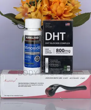 Hairline Regrowth Pack - Kirkland Minoxidil + DHT Blocker