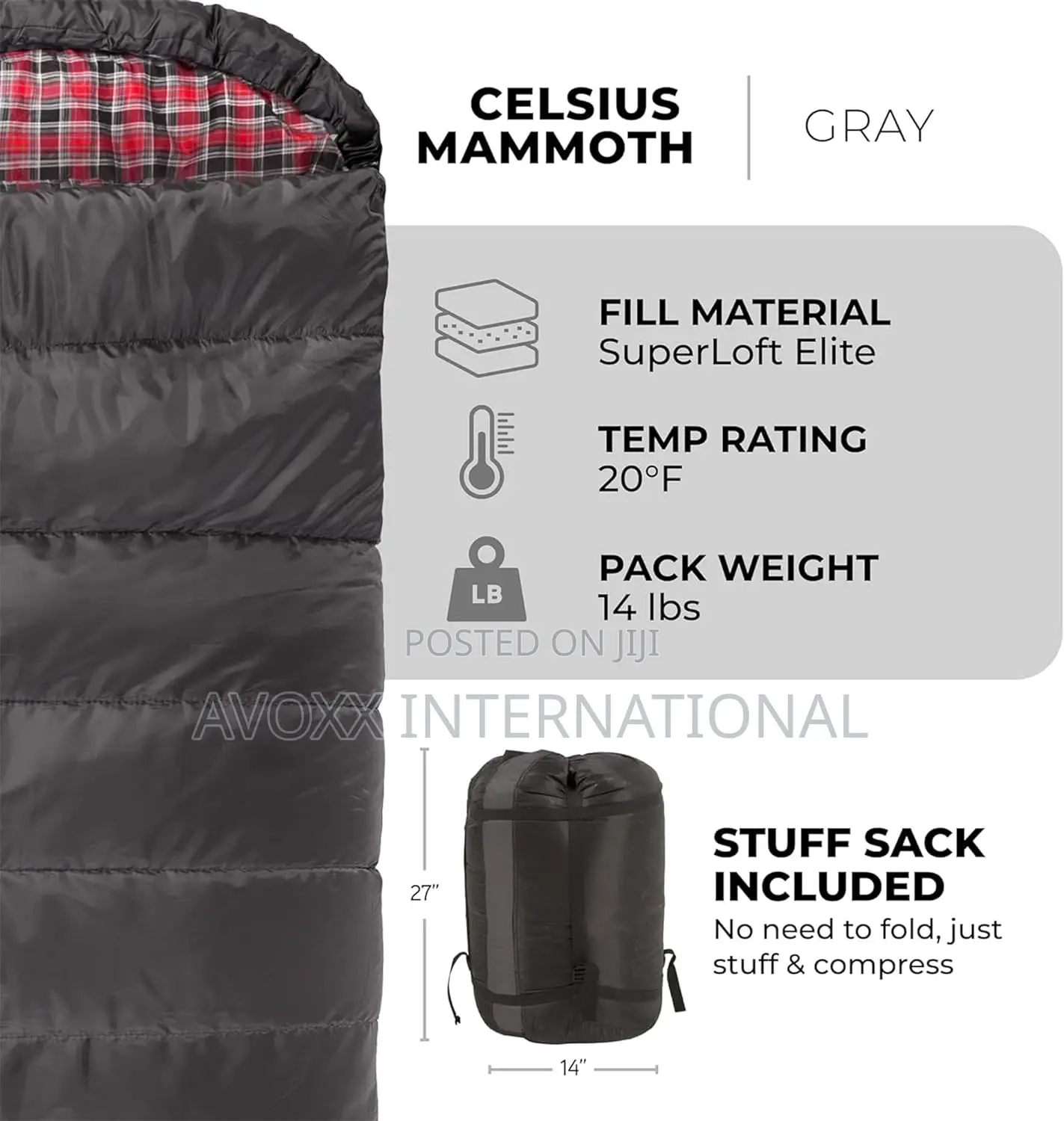 TETON Mammoth, 20 Degree and 0 Degree Sleeping Bags, Double