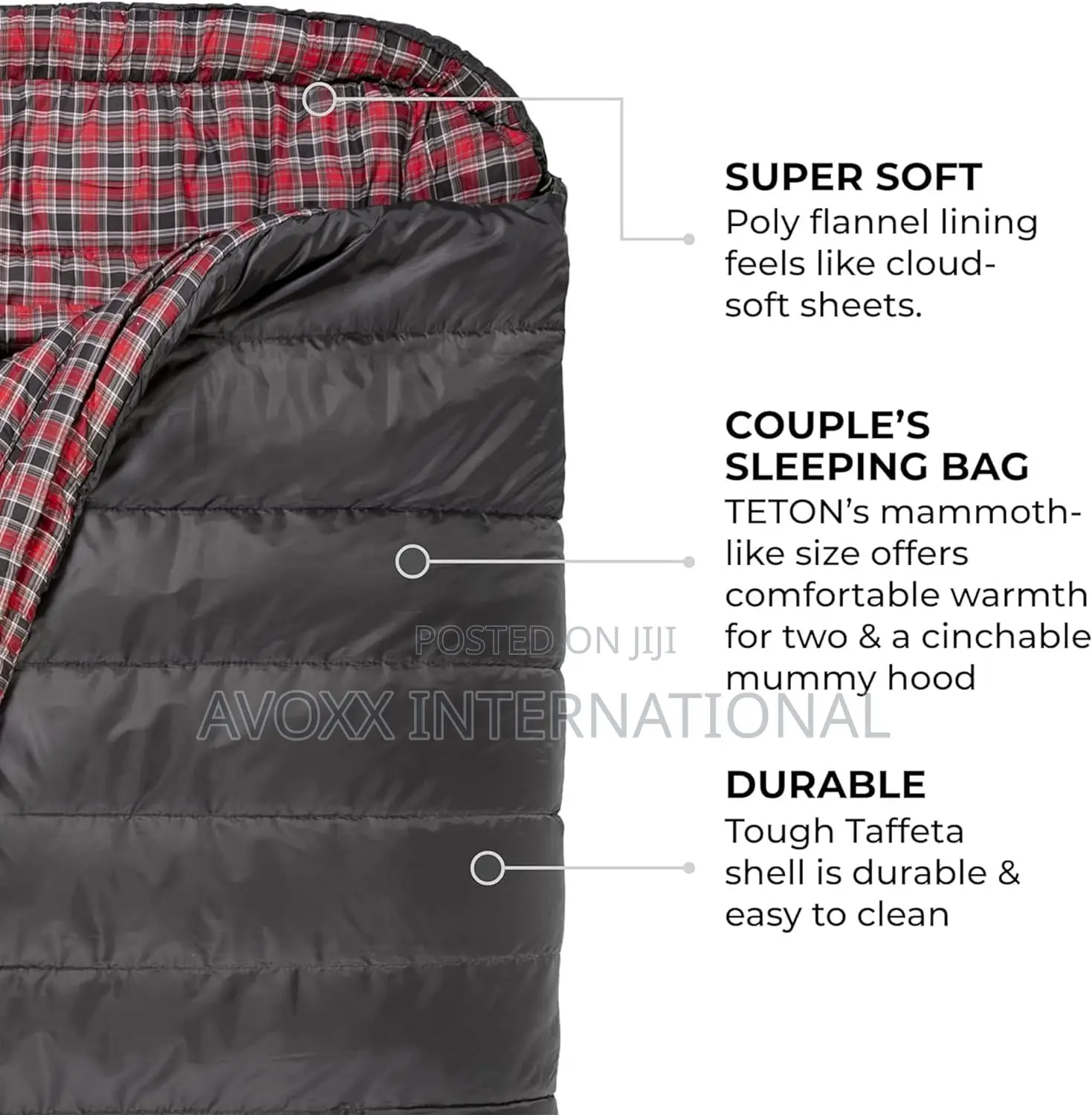 TETON Mammoth, 20 Degree and 0 Degree Sleeping Bags, Double