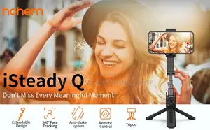 Hohem Isteady Q Gimbal Stabilizer for Smartphone + Tripod.