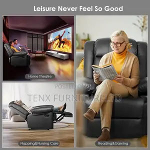 Recliner (Armchair)Footrest Extended Manually