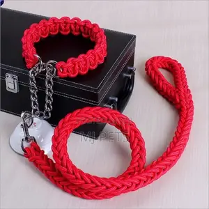 Woven Leash Collar for Dogs