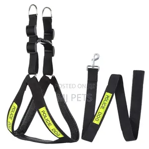 Police Dog Leash Harness