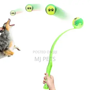 Tennis Ball Play Toy With Thrower