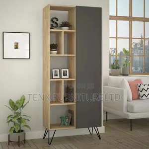 Bookcase / Bookshelves (Anthracite and Oak)