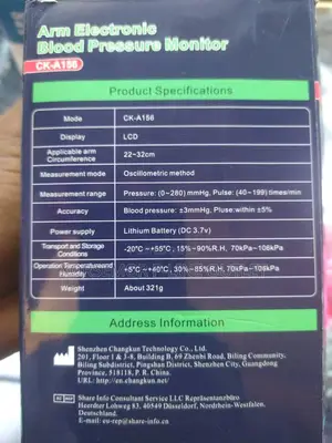 Arm Electric Bp Blood Pressure