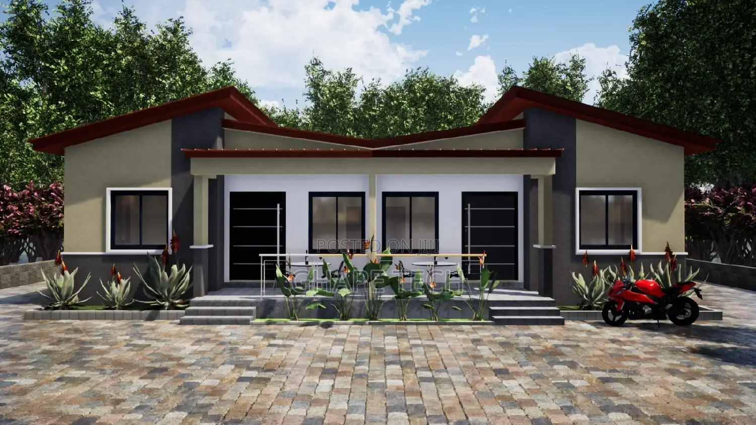 4 Bedroom Architectural Building Designs and Construction