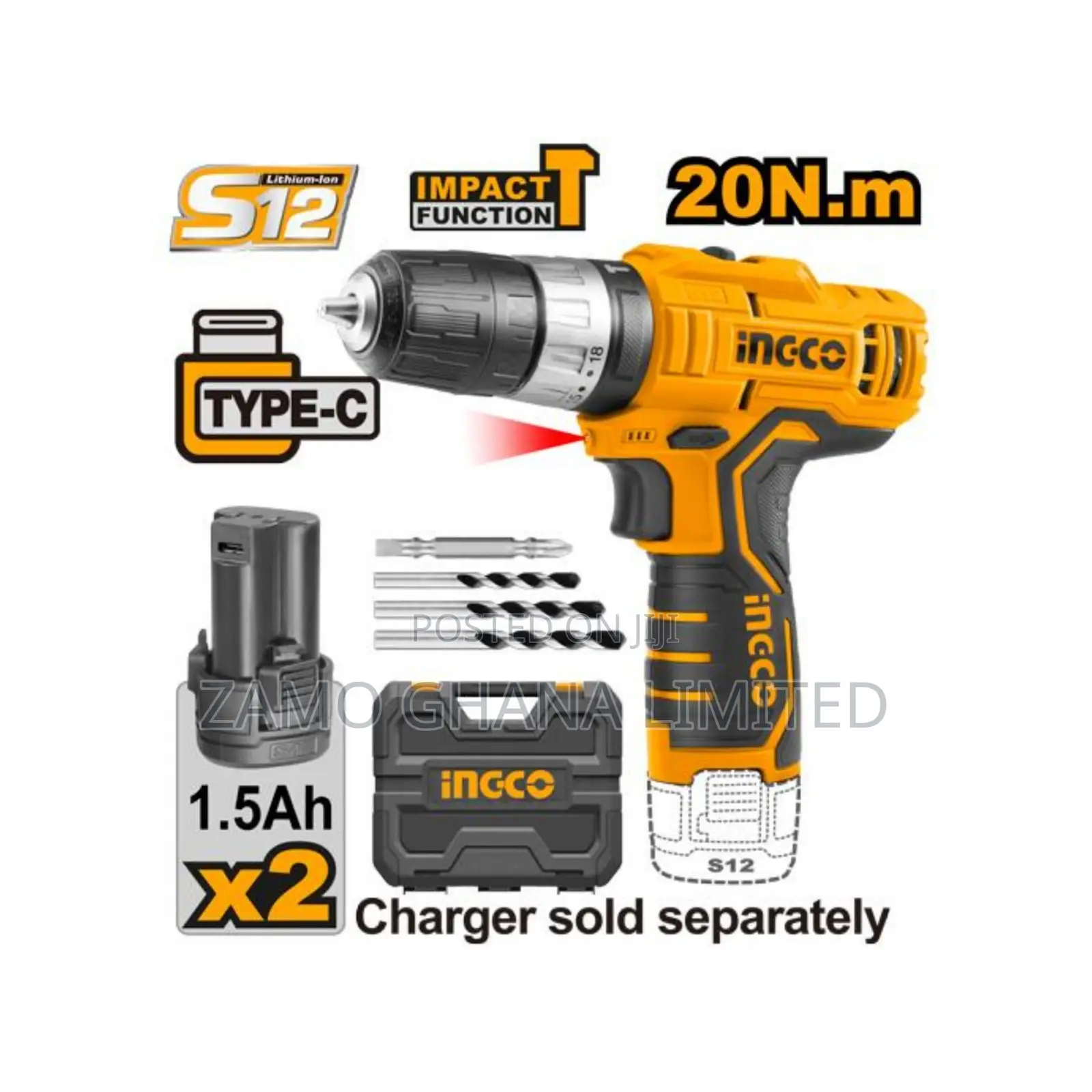 Lithium-Ion Impact Drill - Cidli12328