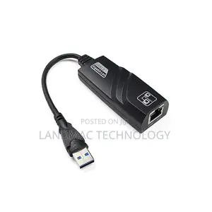 USB 3.0 Ethernet Adapter - Black
