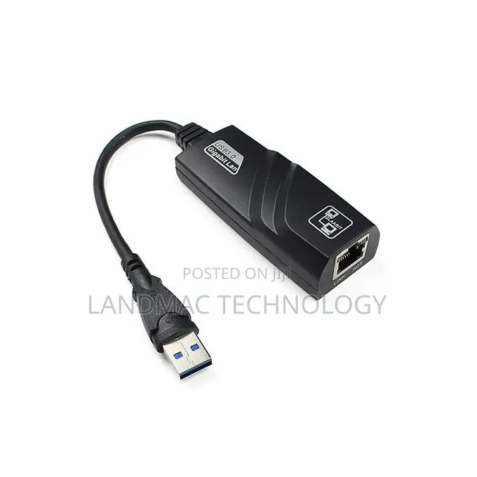 USB 3.0 Ethernet Adapter - Black