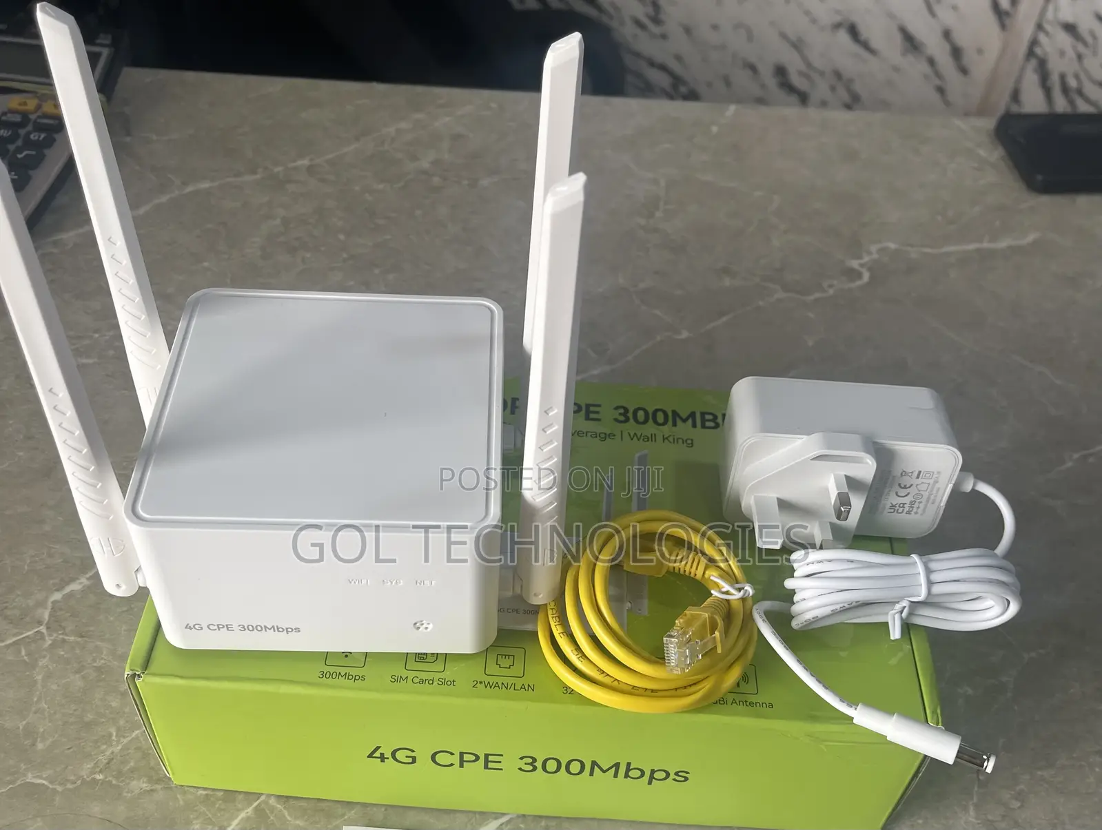 4G Indoor Sim Router 4 Antennas/Strong Coverage/Wall King