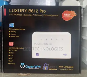 4G Router Luxury B612 Pro 4G LTE Smartbox 5000mah Battery