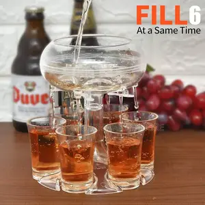 6 Shot Glass Dispenser And Holder