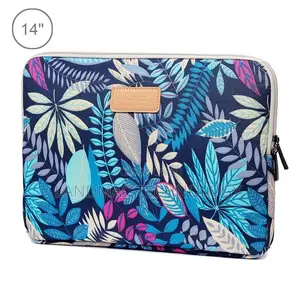 14 Inch Sleeve Case Ethnic Style Multi-Color Zipper Briefcas