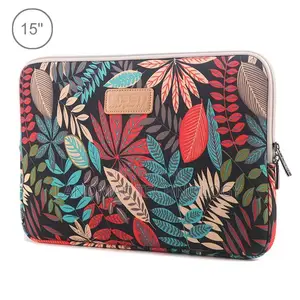 15 Inch Sleeve Case Ethnic Style Multi-Color Zipper Briefcas