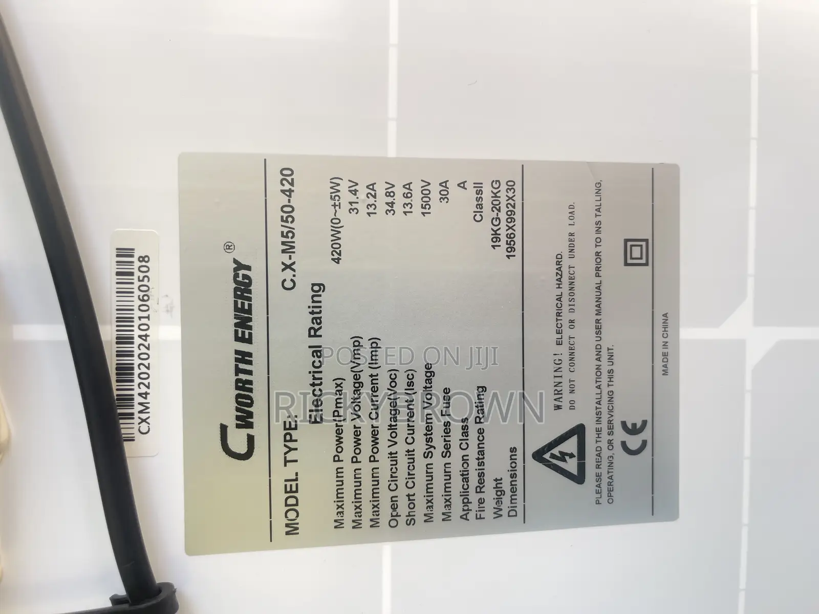 420watts Monocrystalline Solar Panels