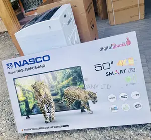 Slim Edge Design Nasco Smart 50*Satellite Wifi Digital Tv