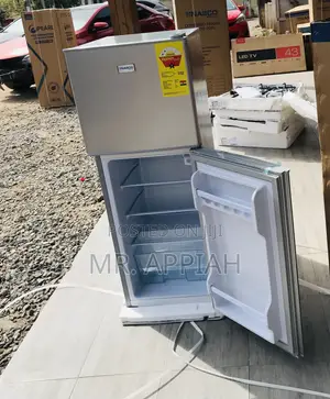 Long Lasting Double Door Nasco Nas2-13fl Fridge(Gray).