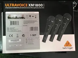 Behringer Xm1800s Ultravoice Vocal Dynamic Microphones