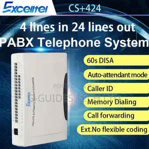 Telephone Exchange Analog PABX CS+424 24 Extensions