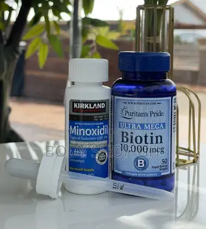 Beard Growth Growth Combo Pack_ Kirkland Minoxidil + Biotin