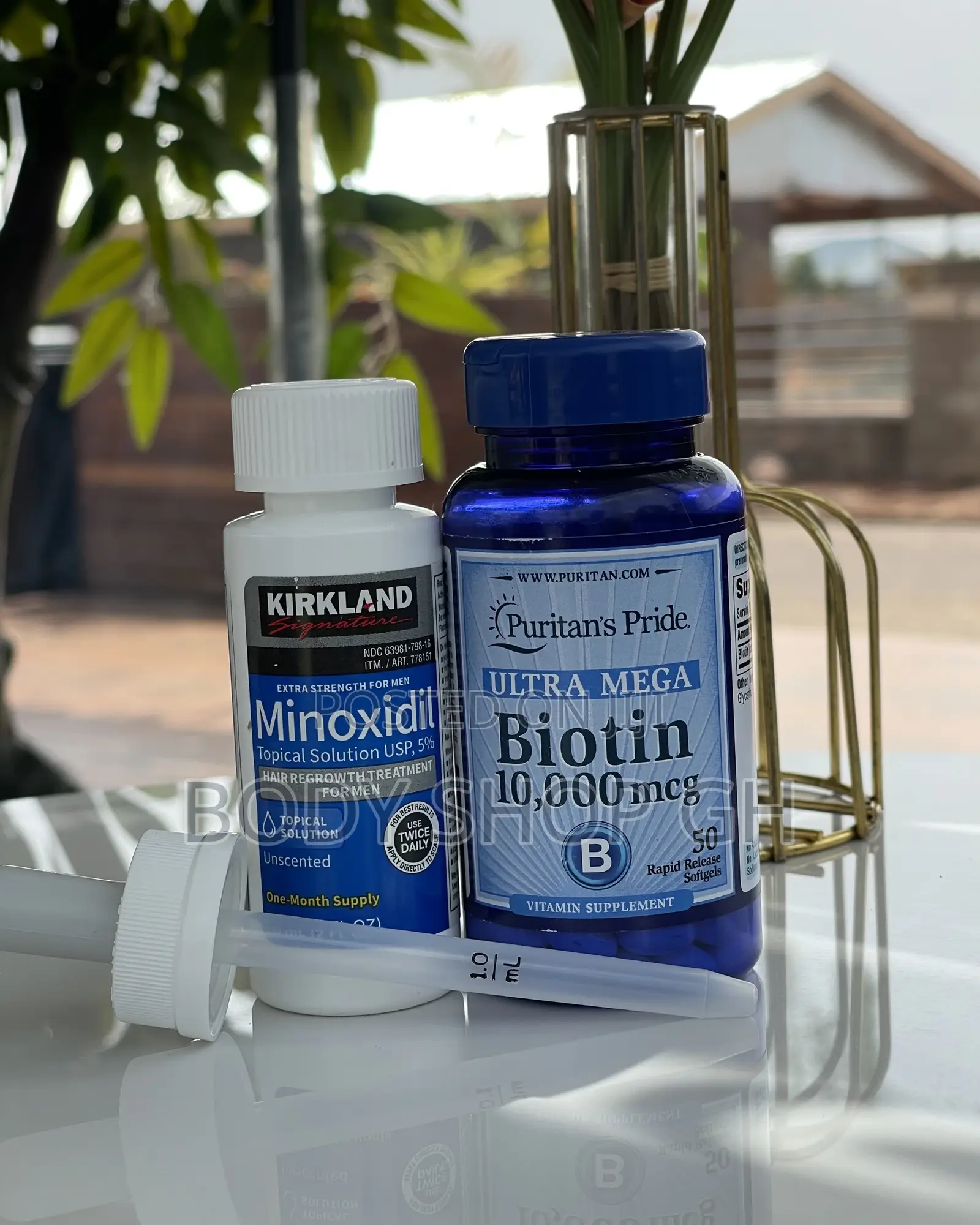 Biotin + Kirkland Minoxidil Beard and Hairline Regrowth Set