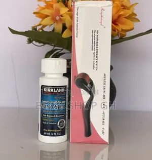 Kirkland Minoxidil + Derma Roller Hairline and Beard Pack