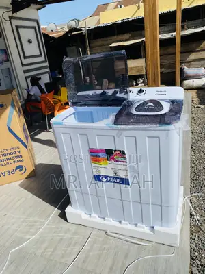 Durable 18kg Pearl Semi-Automatic Washing Machine.