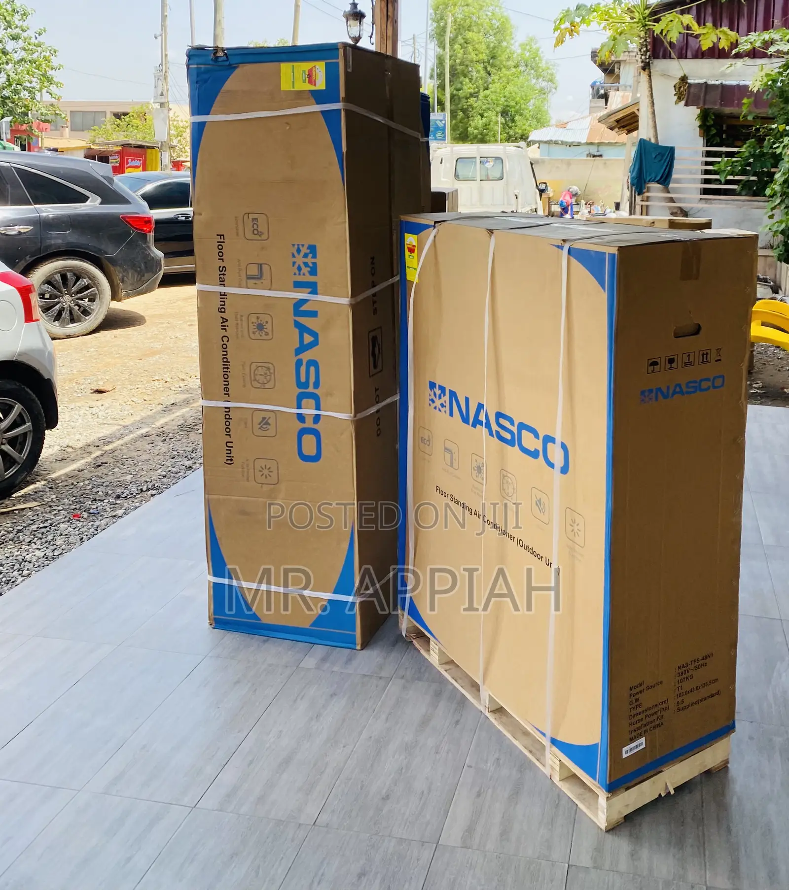 Durable Nasco 5.0hp Floor Standing Ac(White)R410.