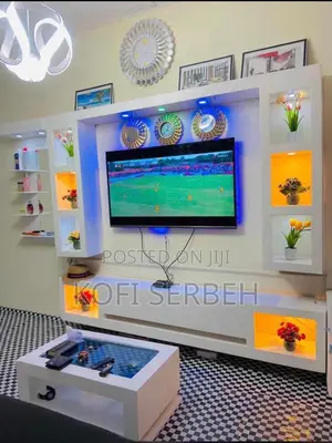Led Tv Mount With A Center Table