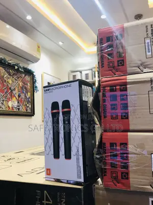 Affordable JBL 2 Microphone Wireless Black