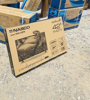 Elegant Black Nasco 42 Inch Full HD Digital Led Tv.