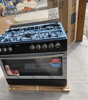 High Quality Ferre 90x60 4 Gas Burner With Oven(Black).