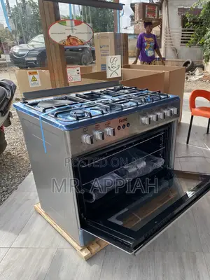 High Quality Ferre 90x60 4 Gas Burner With Oven(Gray).