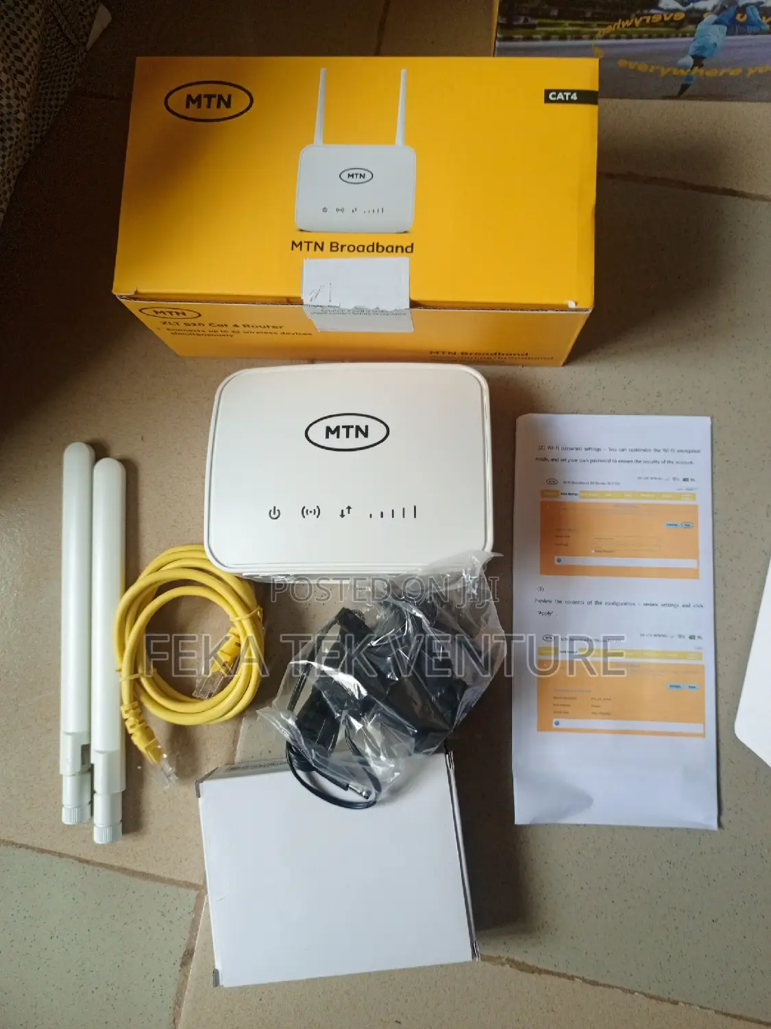 Universal 4G Router + Free Power Bank