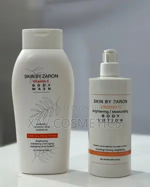Skin by Zaron Vitamin C Brightening Lotion and Body Wash