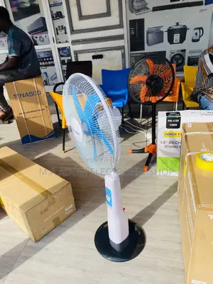 Power King Rechargeable Electric 18” Standing Fan.