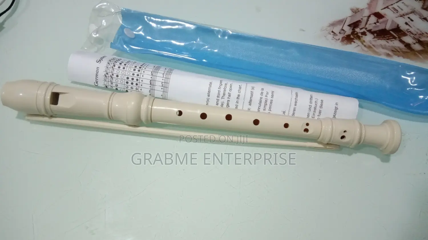 Plastic Flute Or Recorder