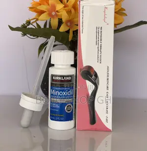 Made in Isreal Kirkland Minoxidil + Derma Roller