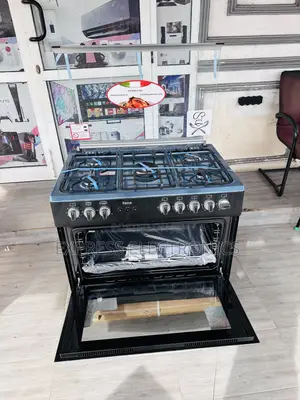 Brand New Ferre Gas Black 5burner Oven Rotisserie 60/90
