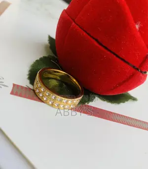 Non Tarnish Zircon Stone Promise/Engagement Ring