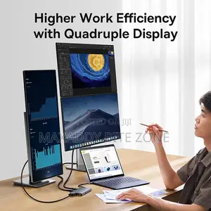 Baseus Usb Type C To Hdmi-compatible Hub Adapter 13-in-1