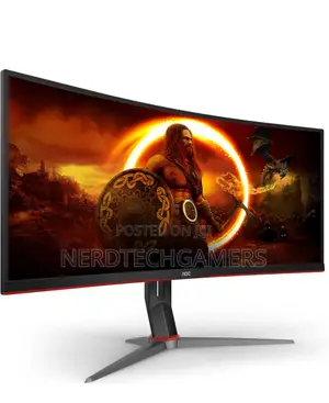 AOC CU34G2X 34" Curved Frameless Immersive Gaming Monitor,