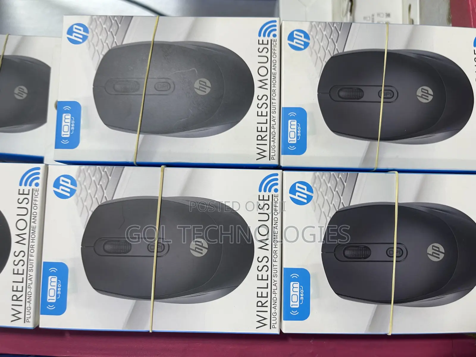 Wireless Rechargeable Bluetooth Mouse Logitech and HP