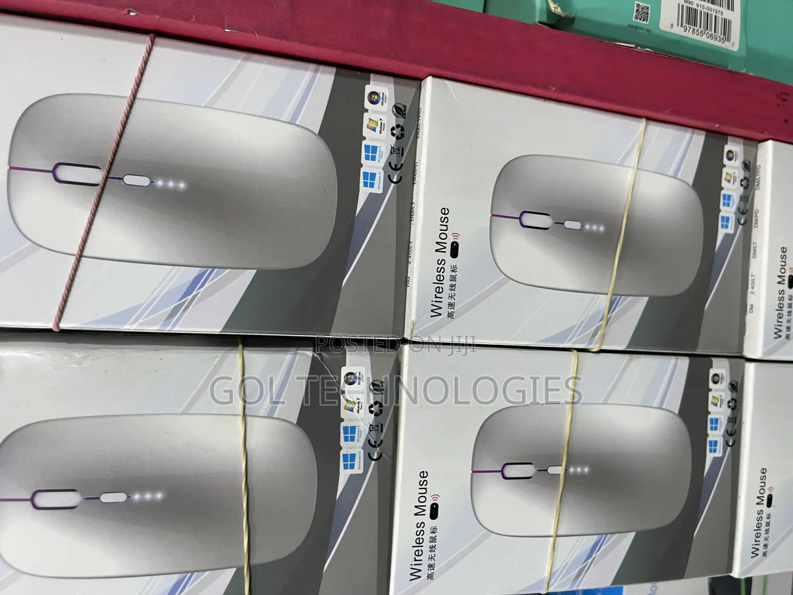 Wireless Rechargeable Bluetooth Mouse Logitech and HP