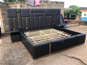 King Size Bed Frame With Side Drawers